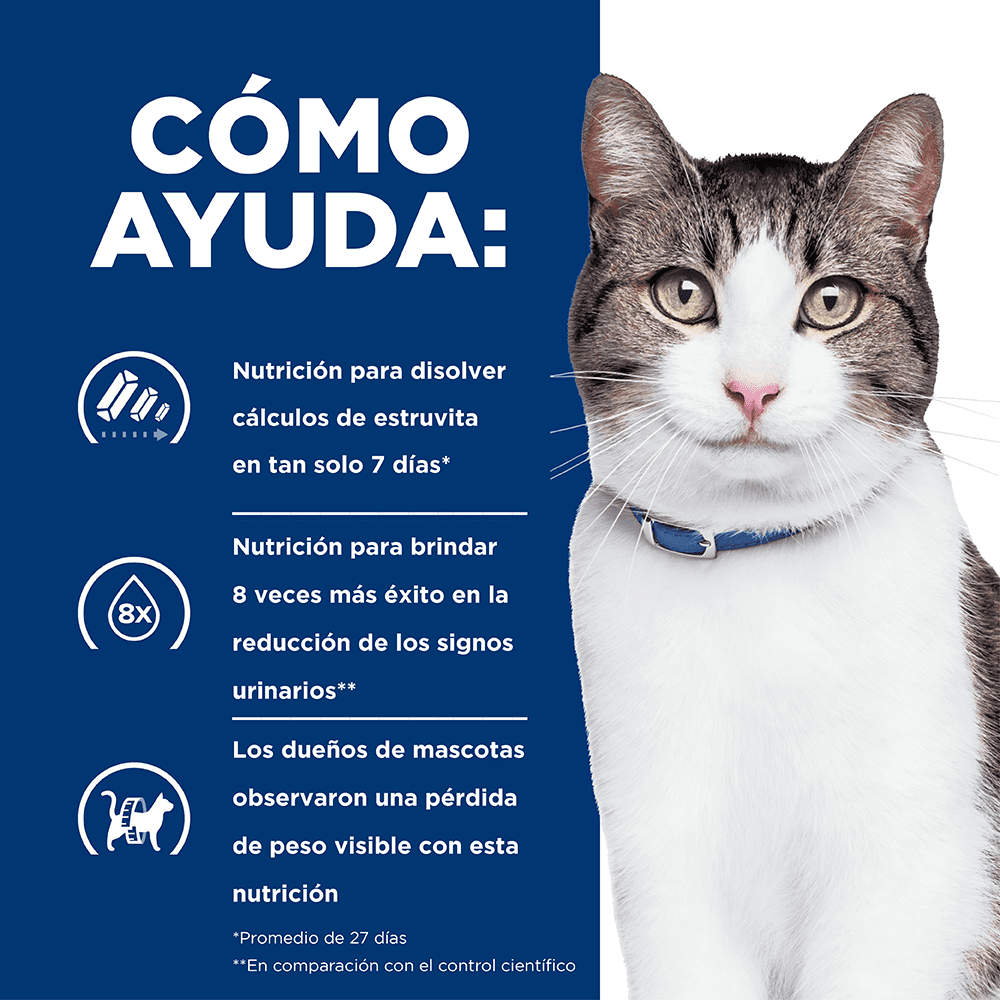 Hills Comida para Gato Prescription Diet Multicare C/D Pollo x 4 lbs