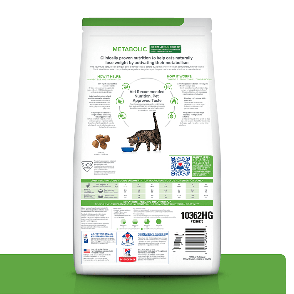 Hills Comida para Gato Prescription Diet Metabolic Pollo x 4 lbs