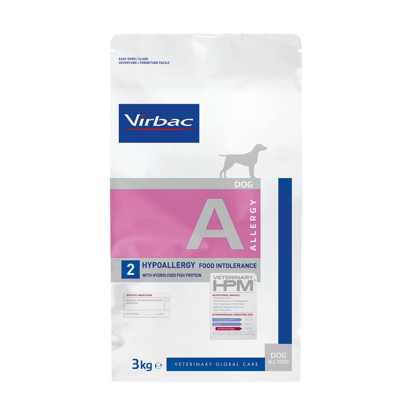 Virbac Vet Dog Hypoallergy Hydrolised x 3 kg