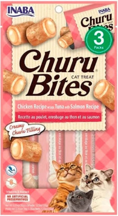 Churu Bites para Gatos Sabor a Salmón x 3 u