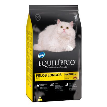 Equilibrio Comida para Gato Adulto Pelos Largos