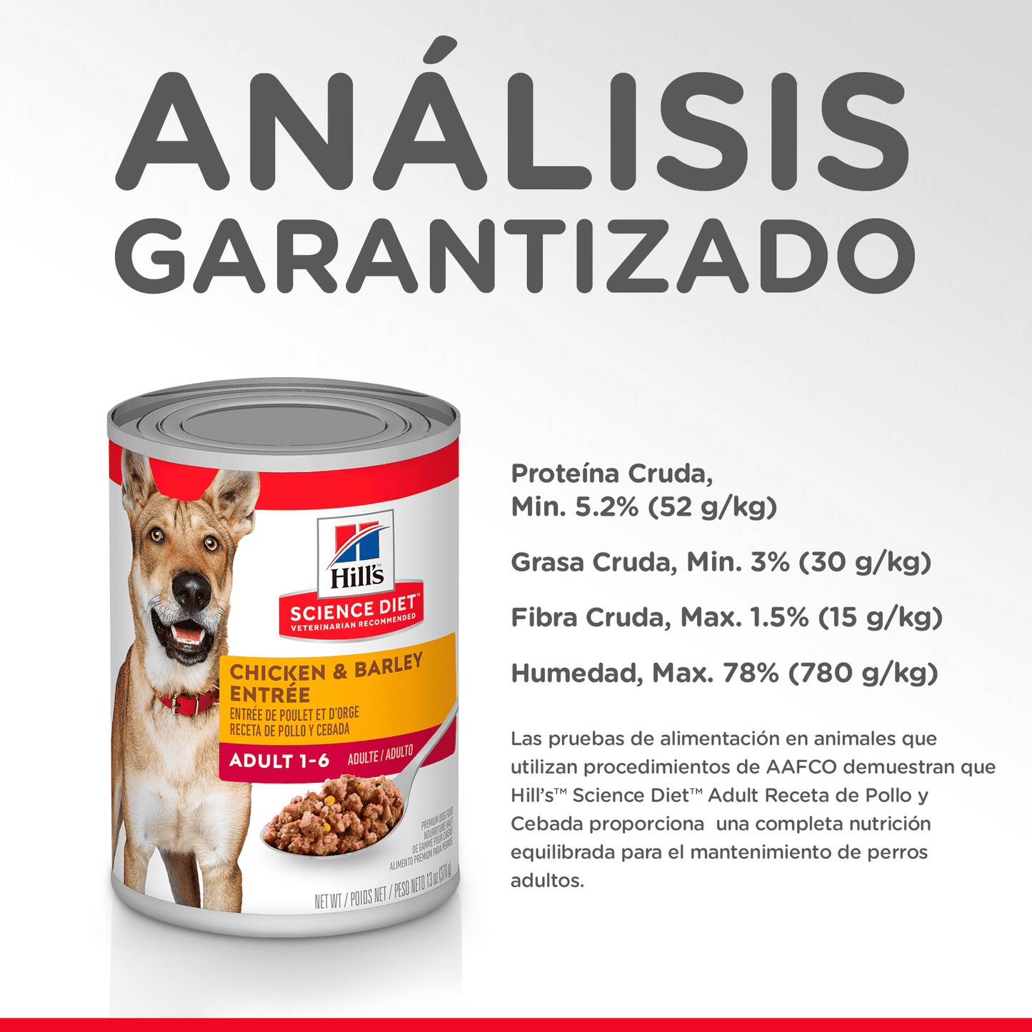 Hills Comida Húmeda Perro Adulto Chicken 13Onz