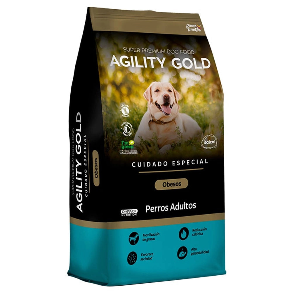 Agility Gold Comida para Perros Adultos Obesos