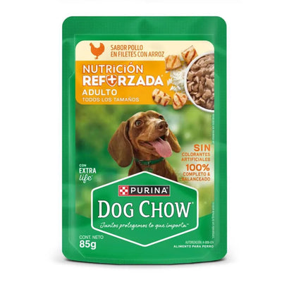 Purina® Dog Chow® Comida Húmeda para Perro Pollo x 85 gr