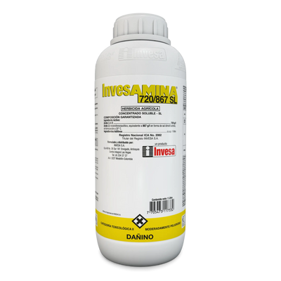 Botella de AMINA 720 X 1 Litro - Herbicida Selectivo para el Control de Malezas de Hoja Ancha