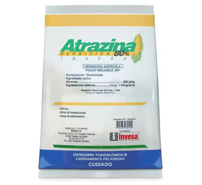 Herbicida Atrazina X 1 Kilo: Control selectivo de malas hierbas en maíz y otros cultivos