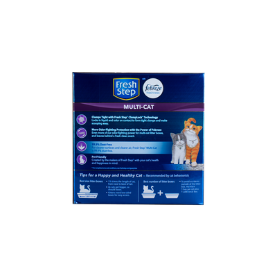 Arena Para Gato Fresh Step Multi Cat Aglomerante Con Febreze