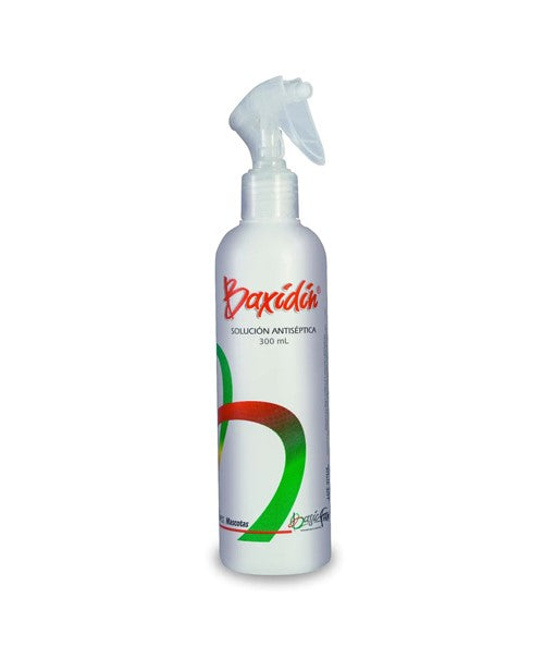 Botella de Baxidin 300ml, solución antiséptica para perros, gatos y animales de granja