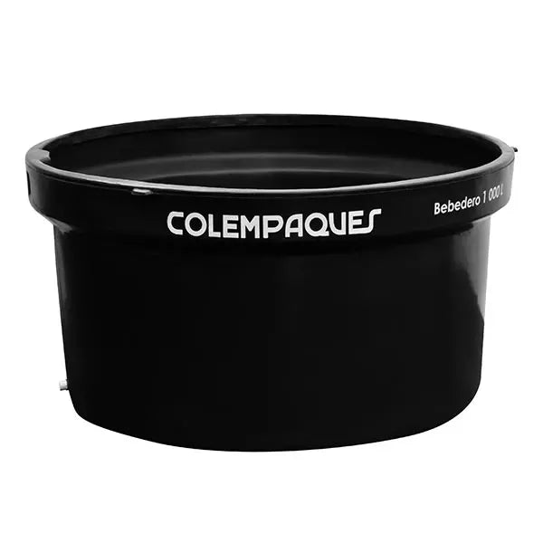 Bebedero Colempaques Bajito - Tanque plástico negro resistente