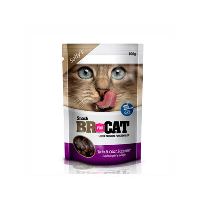 BR Snack Skin & Coat Support para Gatos: Mejora el Pelaje