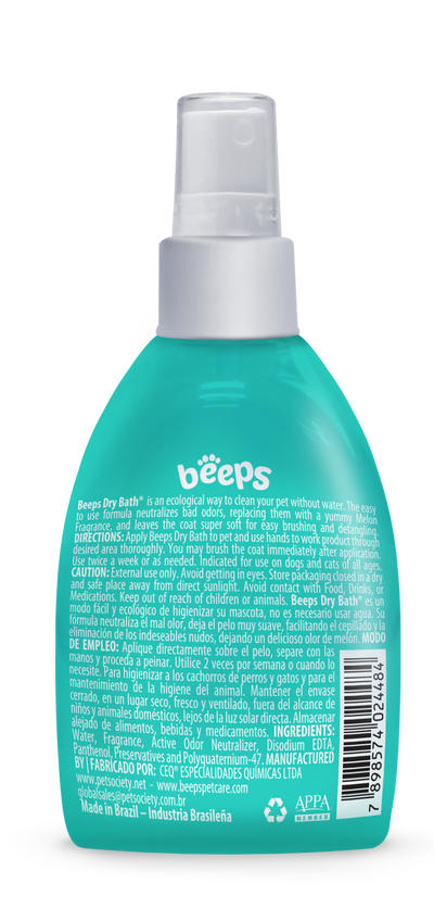 Baño Seco Para Mascotas Beeps x 200 ml