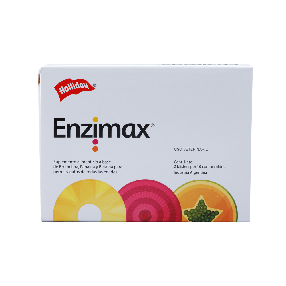 Biomodulador Enzimax para Perros y Gatos x 20 Tabletas