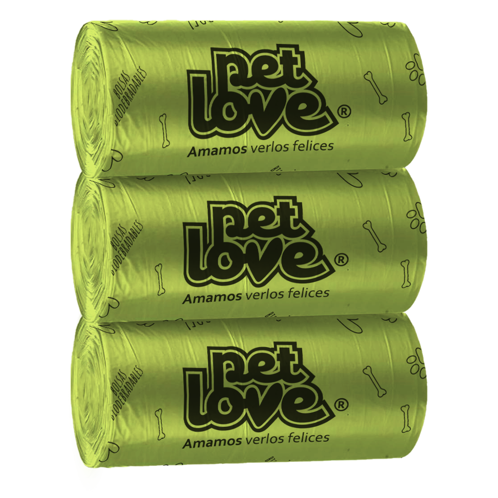 Bolsas Ecológicas Pet Love x 60 u