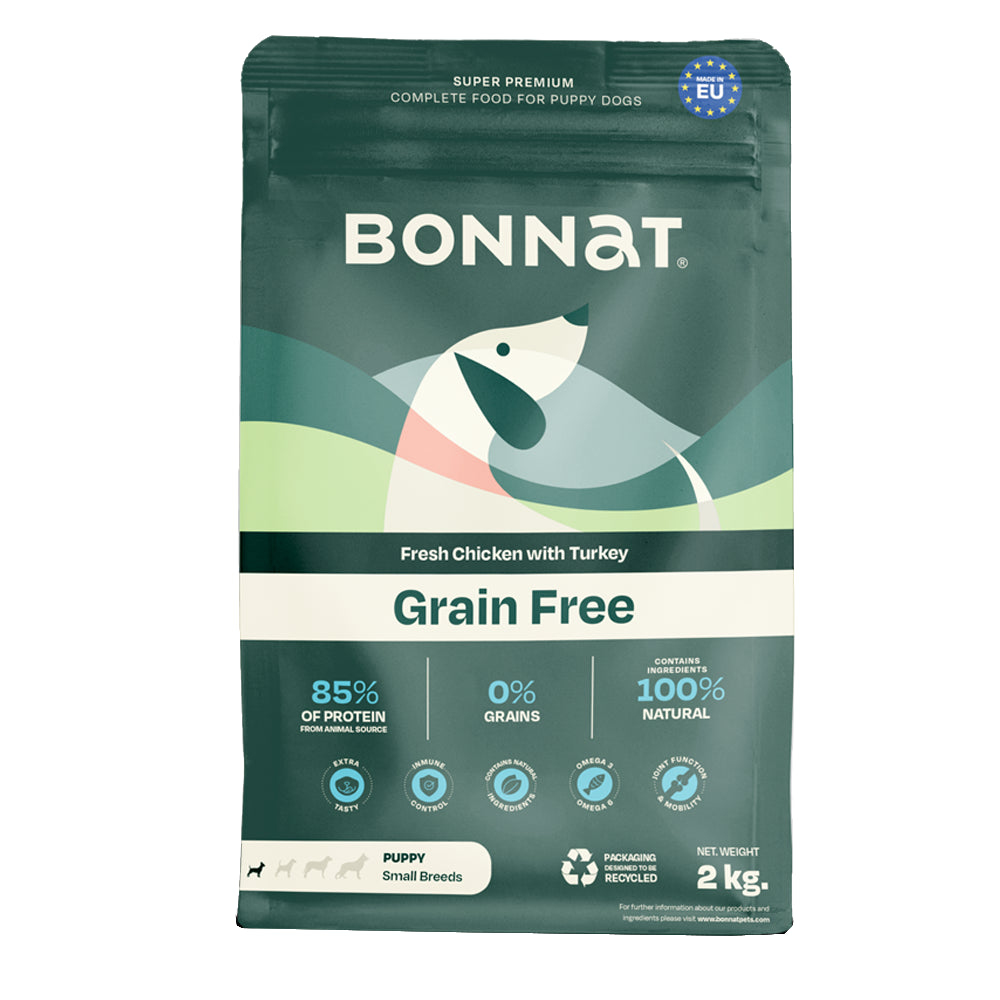 Bonnat Grain Free Cachorros Razas Pequeñas x 2 kg