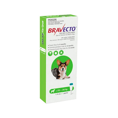 Bravecto Antipulgas para Perros 10 – 20 Kg