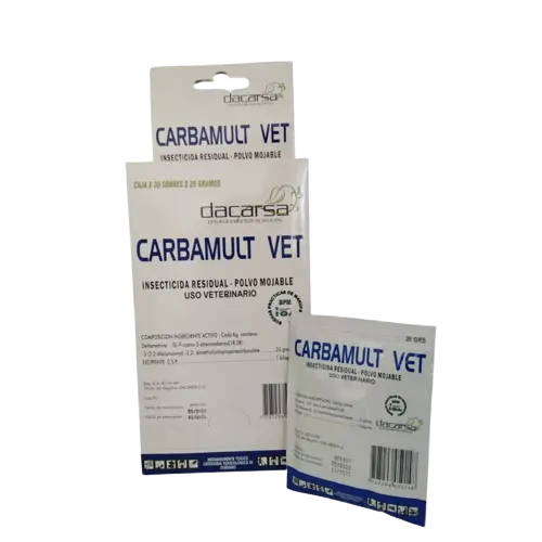 CARBAMULT VET. 20 GR: Insecticida de Acción Residual con Deltametrina