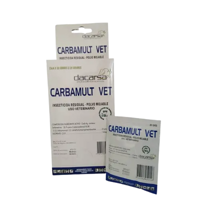 CARBAMULT VET. 20 GR: Insecticida de Acción Residual con Deltametrina