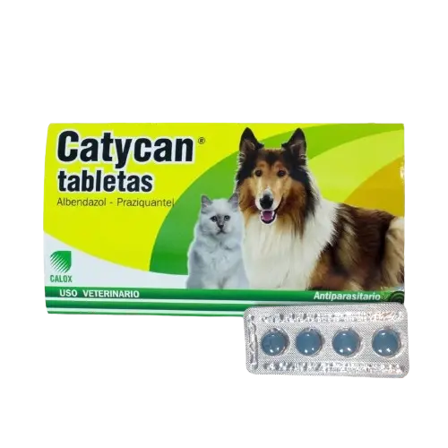 Catycan Calox X 4 Tab: Protección antiparasitaria para mascotas