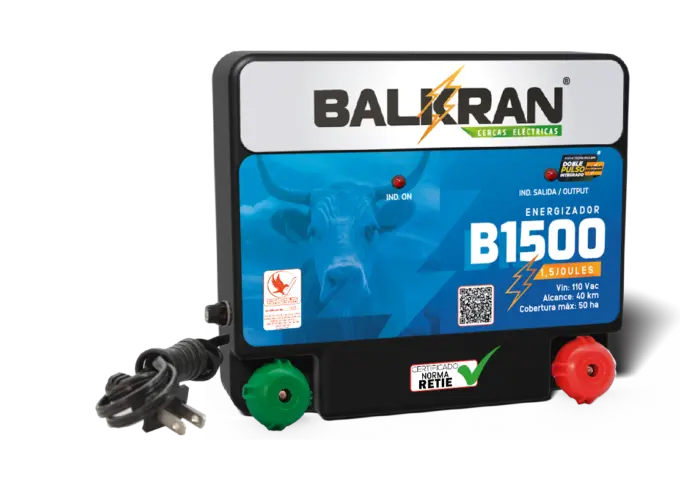 Impulsor de cerca eléctrica BALKRAN B1500