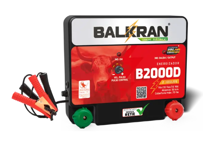 Impulsor de cerca eléctrica BALKRAN B2000D Mixta