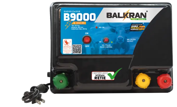 Impulsor de cerca eléctrica BALKRAN B9000