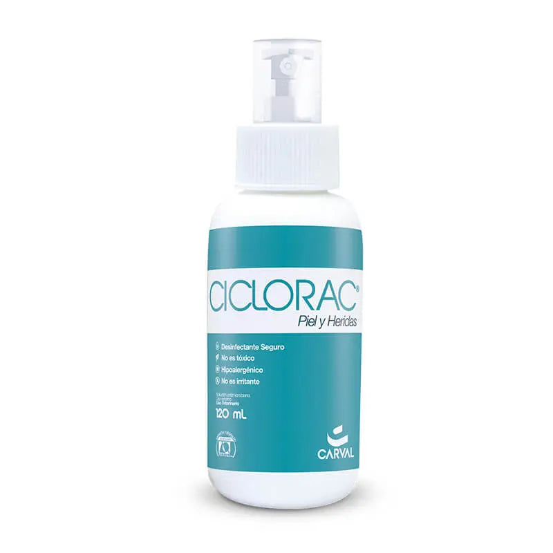Ciclorac x 120ml: Antiséptico Tópico para Heridas en Perros y Gatos