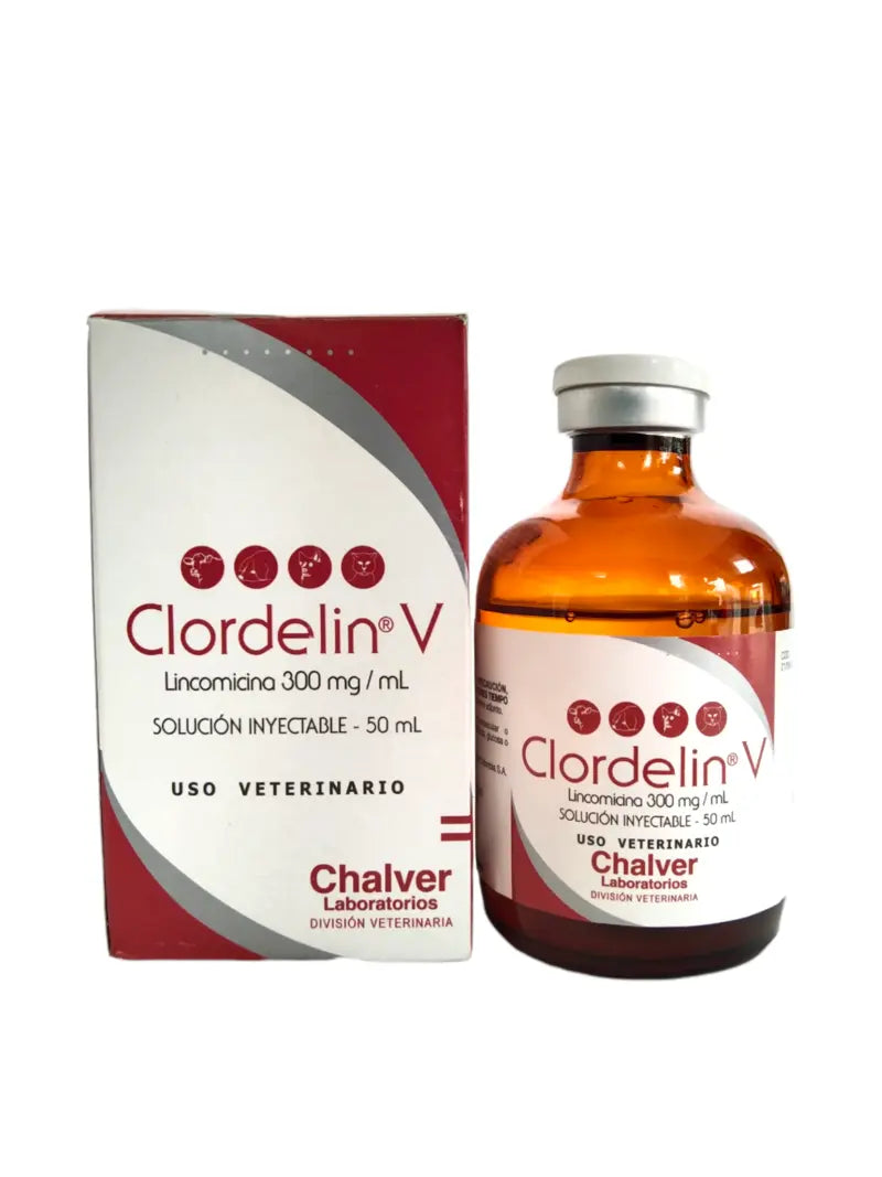 Clordelin V-300 mg: Antibiótico de amplio espectro para varios animales