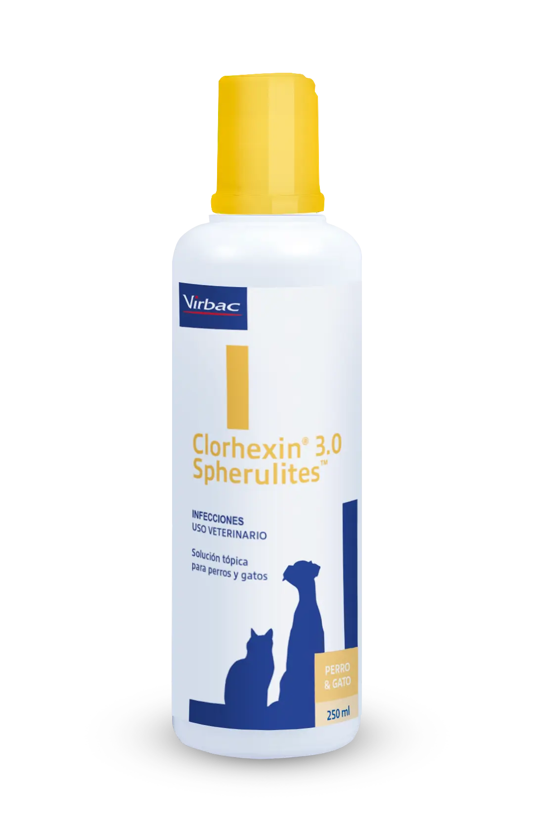 Clorhexin Spherulites 3.0 X 250 ml: Antiséptico para Perros y Gatos de Virbac