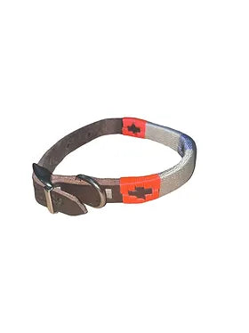 Collar Altorno de Cuero Tejido para Perros - Hecho a Mano, Alta Calidad