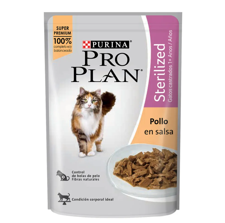 Purina® Pro Plan® Comida Húmeda para Gatos Esterilizados x 85 gr