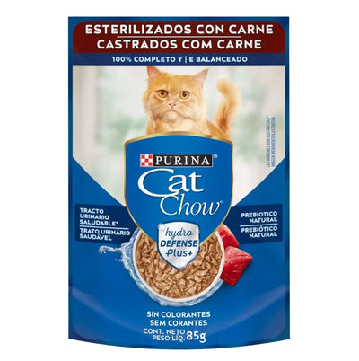 Purina® Cat Chow® Comida Húmeda para Gatos Adulto Esterilizados x 85 gr