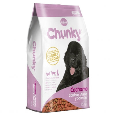 Chunky Comida para Perro Cachorro Sabor a Cordero y Arroz