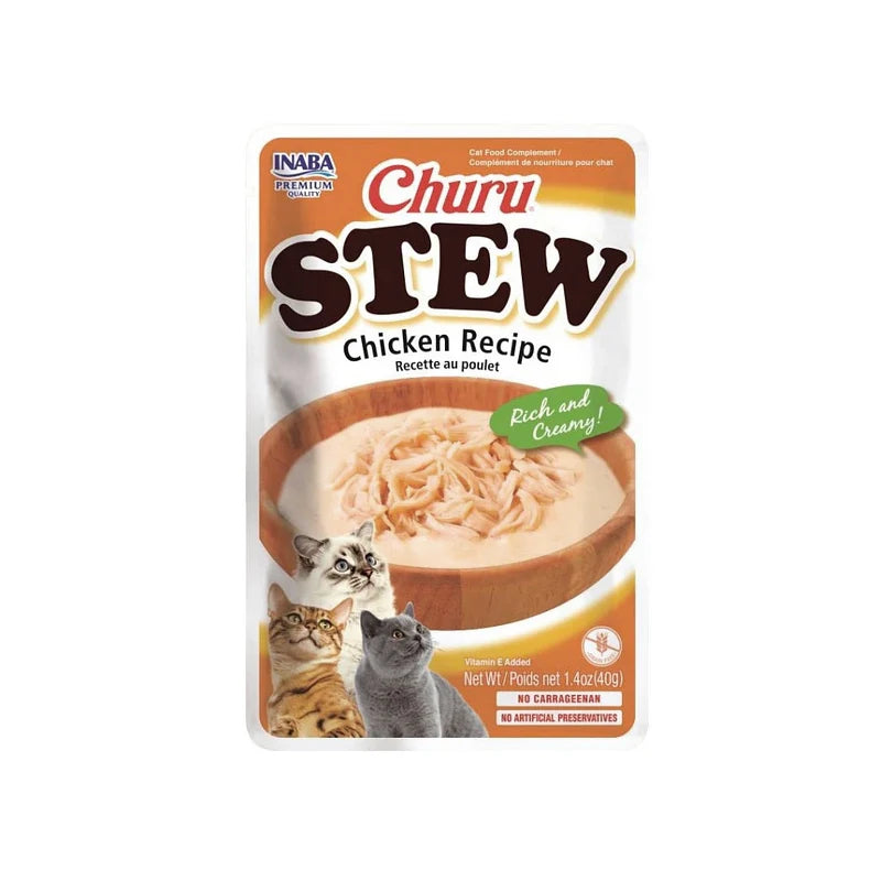 Pouch Churu Stew Chiken Recipe X40Grs