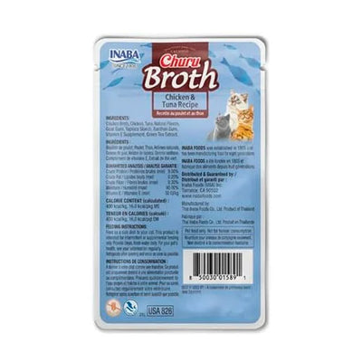 Pouch Churu Broth Chicken Tuna Recipe X40Grs