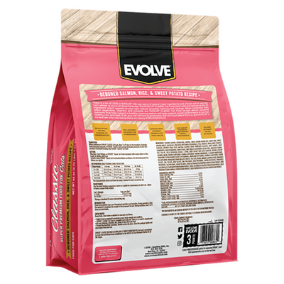 Evolve Comida para Gato Classic Salmón, Arroz y Batata