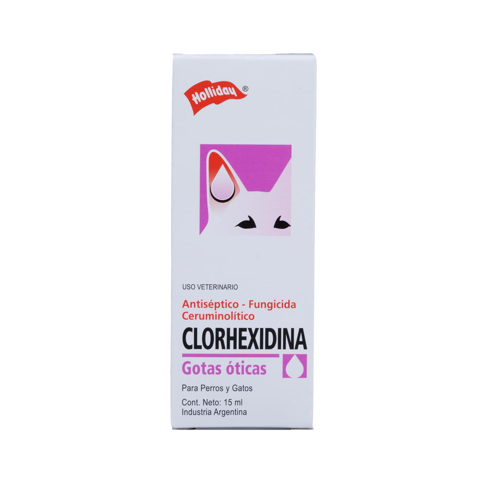 Clorhexidina Gotas Óticas Perros y Gatos x 15 ml