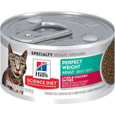 Hills Comida Húmeda para Gato Adulto Peso Perfecto 2,9 Onz