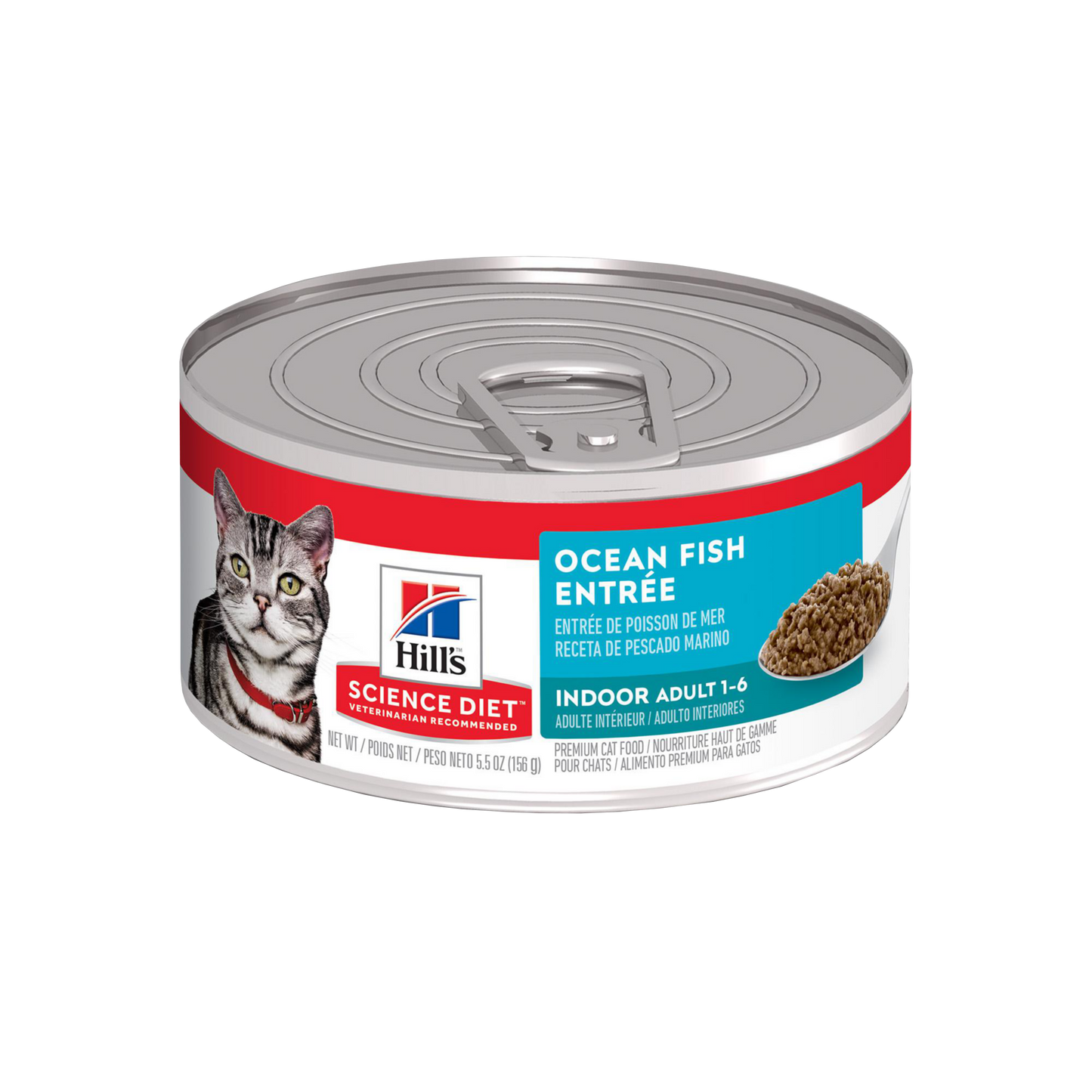 Hills Comida Húmeda para Gato Adulto Indoor sabores de mar 5,5Onz