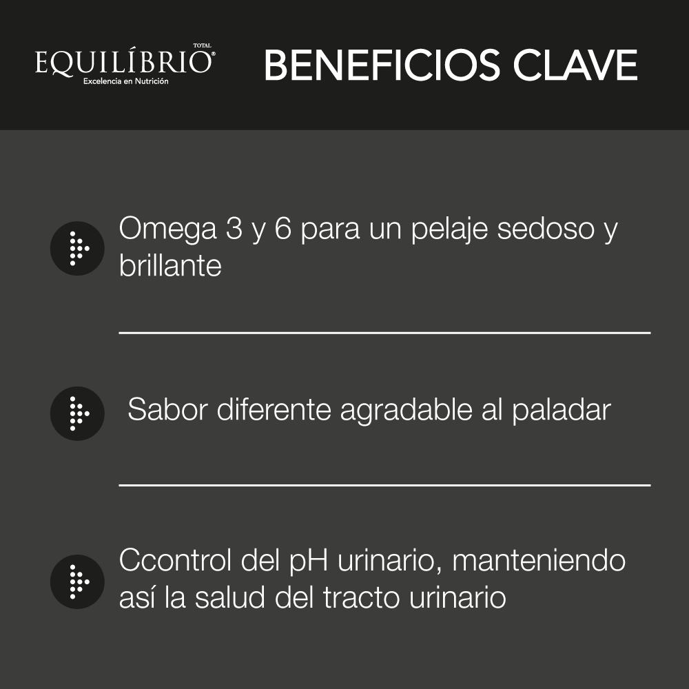 Equilibrio Comida para Gato Adulto Salmón x 1,5 kg
