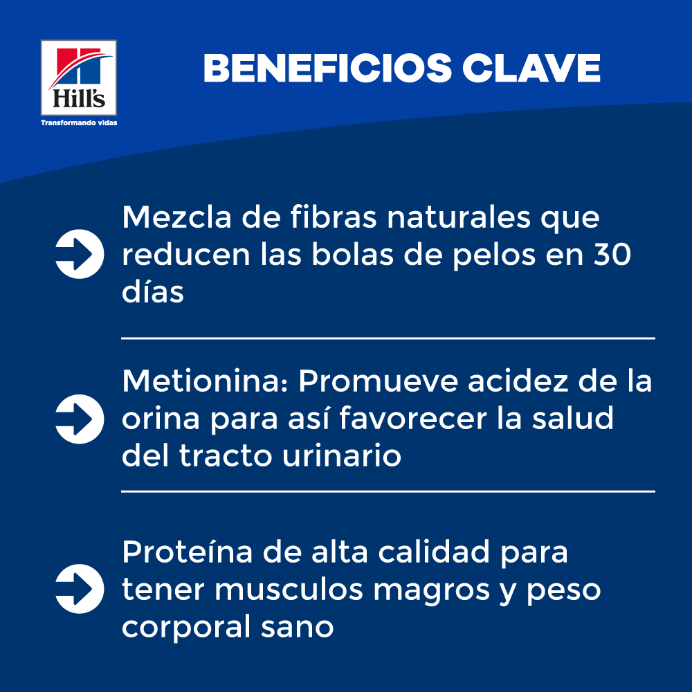 Hills Comida para Gato Adulto 7+ Hairball  x 3,5 lbs