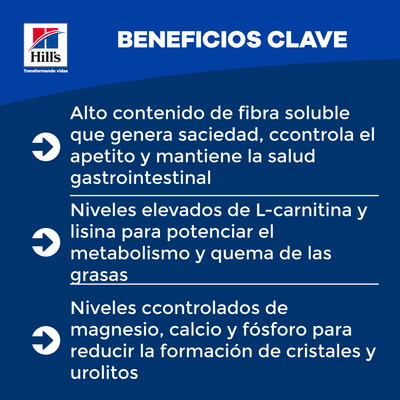 Hills Comida para Gato Prescription Diet Urinary+ Metabolic Pollo x 6.35 lbs