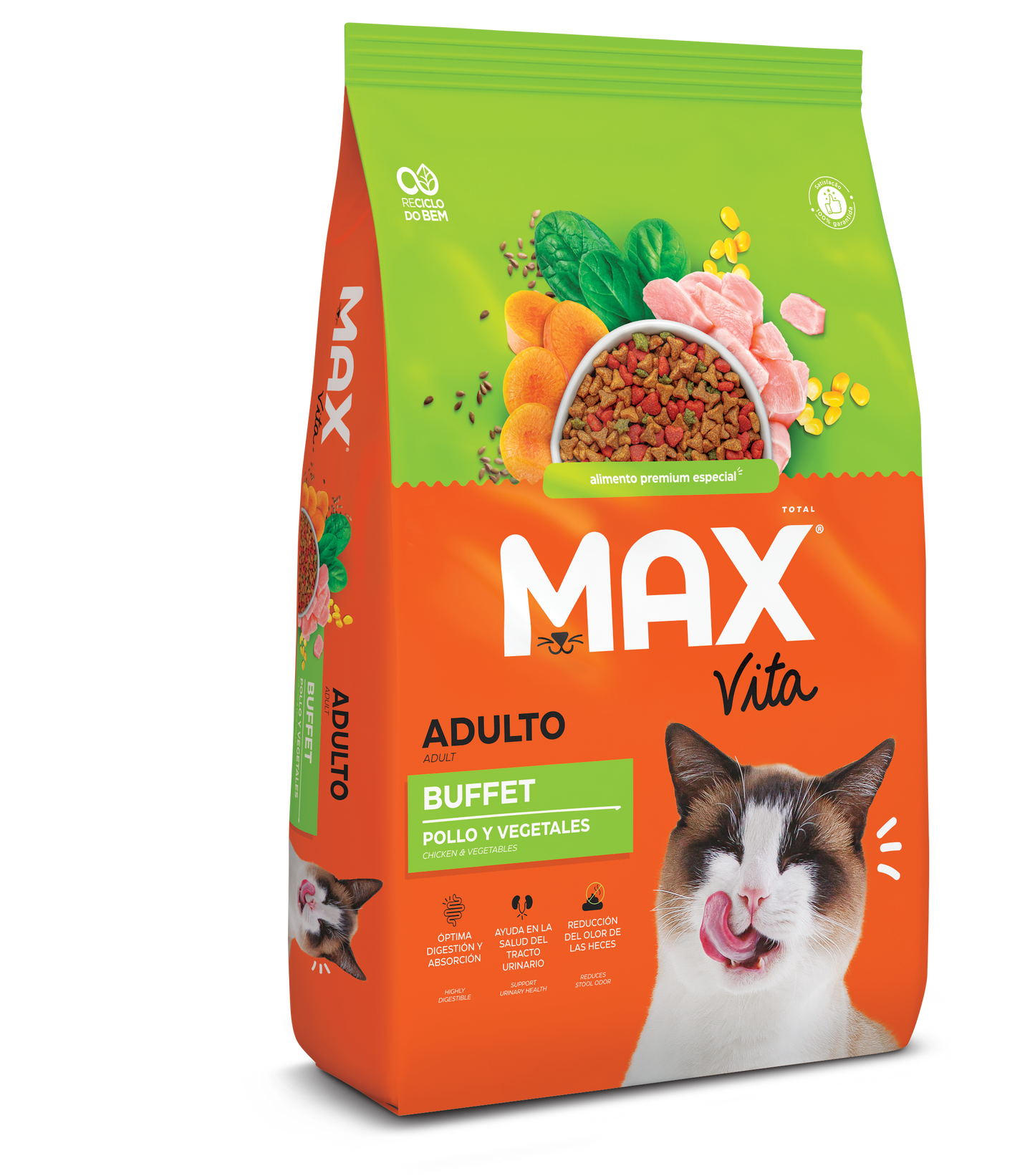 Max Comida para Gato Vita Adulto Buffet Pollo y Vegetales
