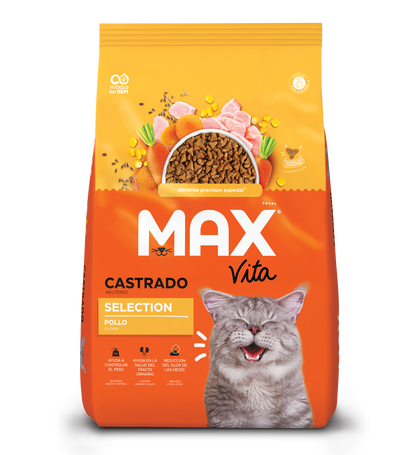 Max Comida para Gato Vita Adulto Castrado Selection Pollo