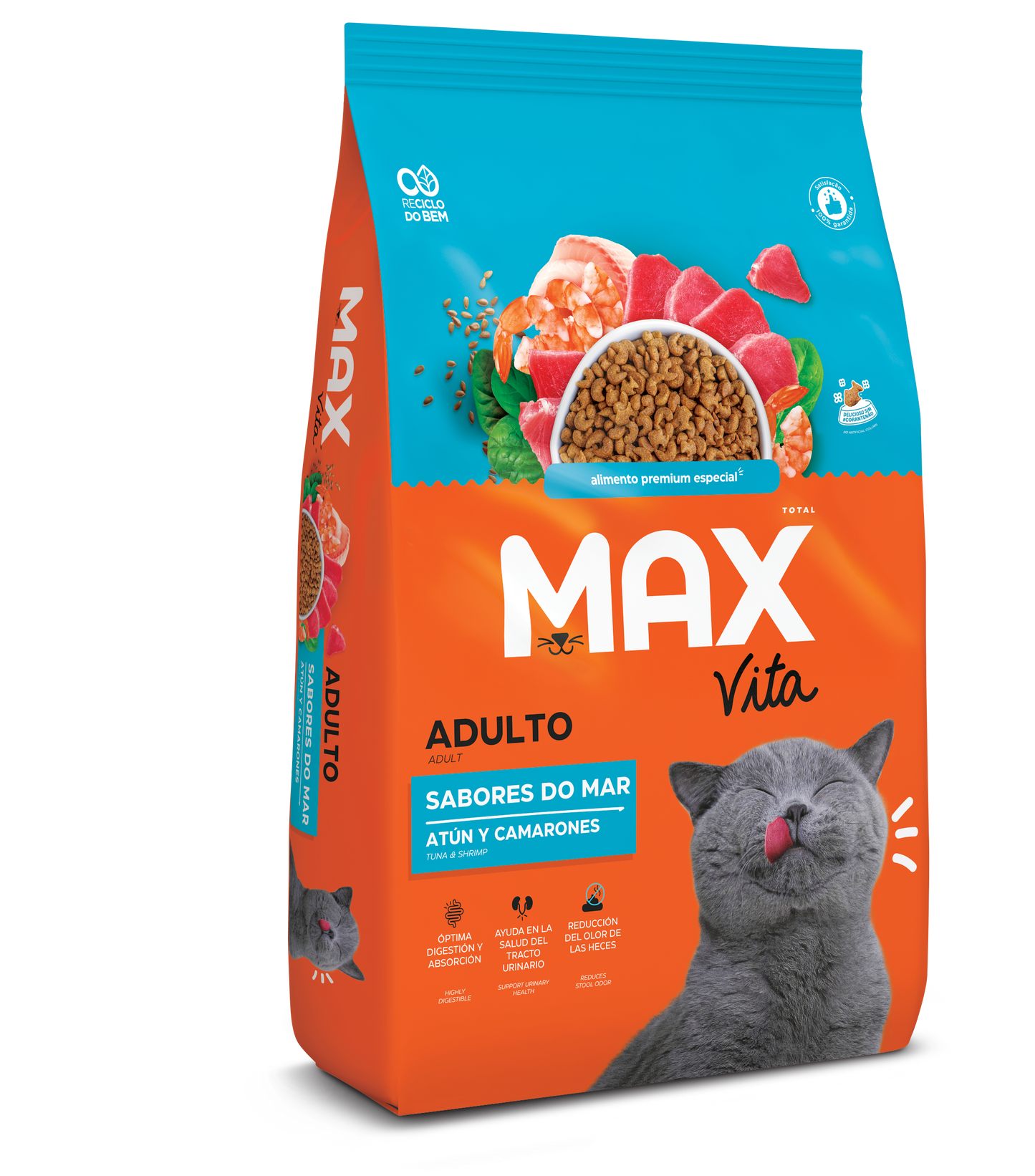 Max Comida para Gato Vita Adulto Sabores de mar