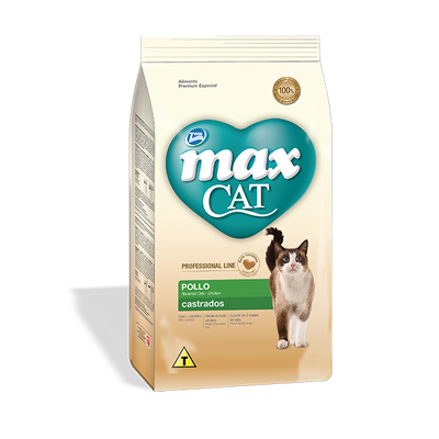 Max Comida para Gatos Castrados Pollo