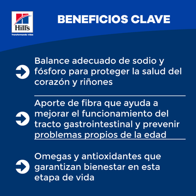 Hills Comida Para Perro Senior Vitality Razas Pequeñas Y Mini Pollo x 3.5 Lbs