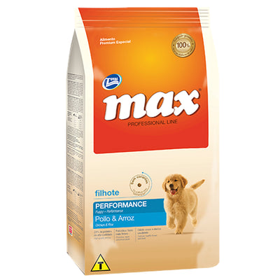 Max Comida Para Perro Cachorro Performance Pollo