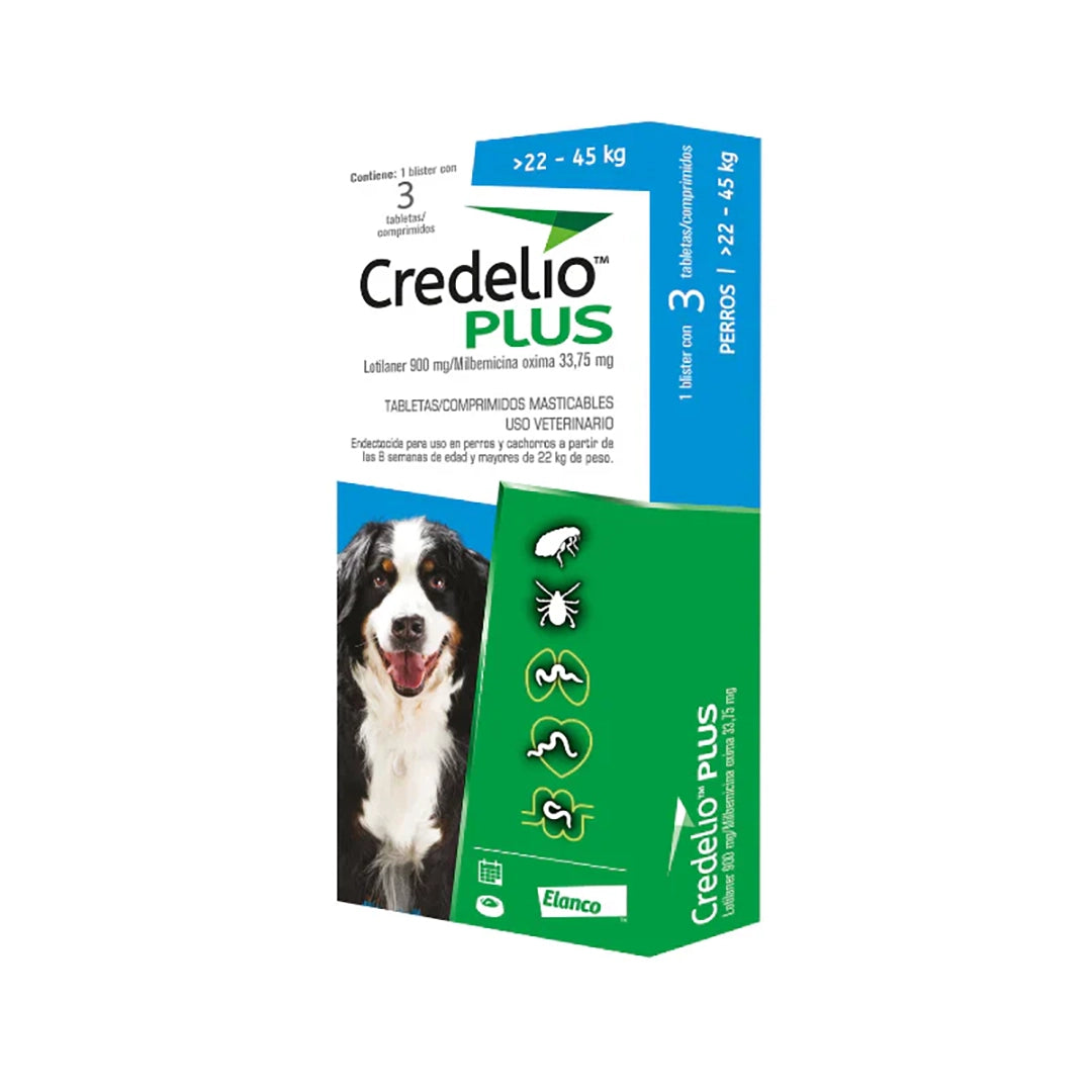 Credelio Plus 900/33.75 mg para Perros de 22 - 45 kg