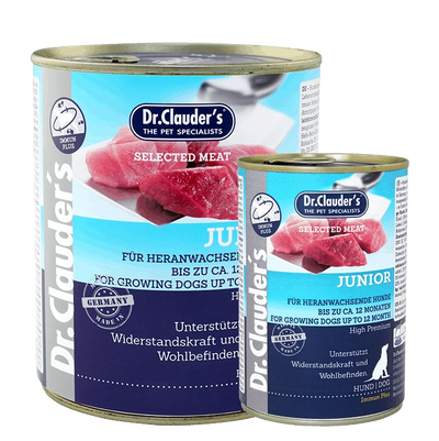 Alimento húmedo Dr. Clauder’s Junior para cachorros