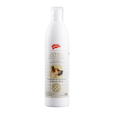 Shampoo Antiséptico Dermoholliday Perros y Gatos x 250 ml
